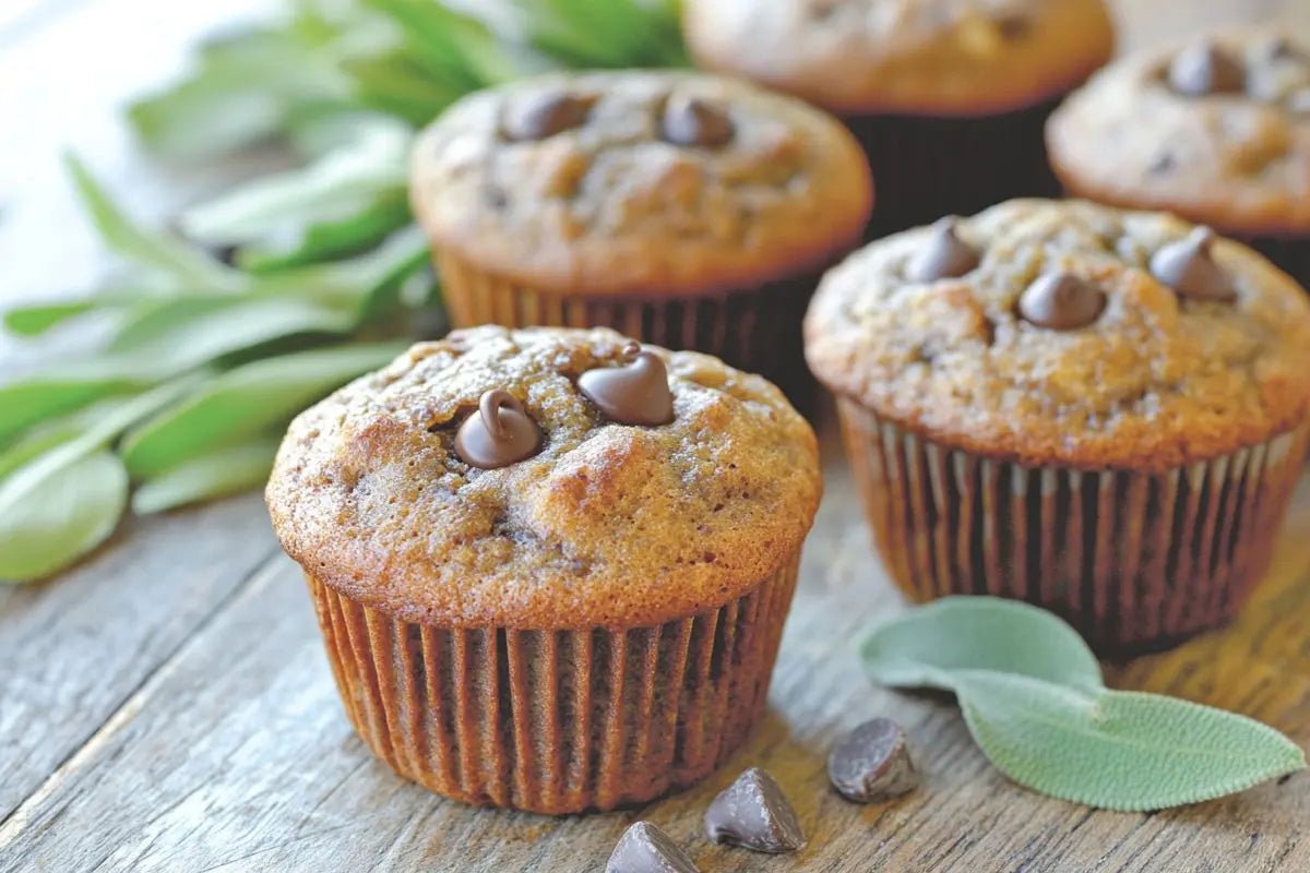 Banana Chocolate Chip Muffins MiMi DeLights