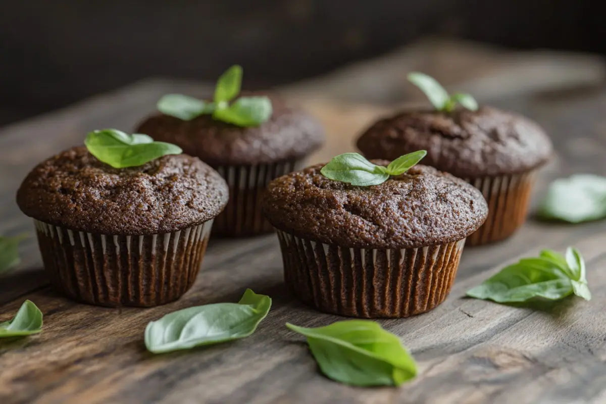 ginger_olasses_muffins_on_the_wooden-surface