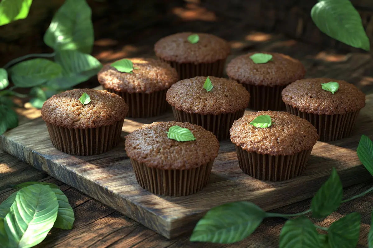 8_ginger_olasses_muffins_on_the_wooden-tray
