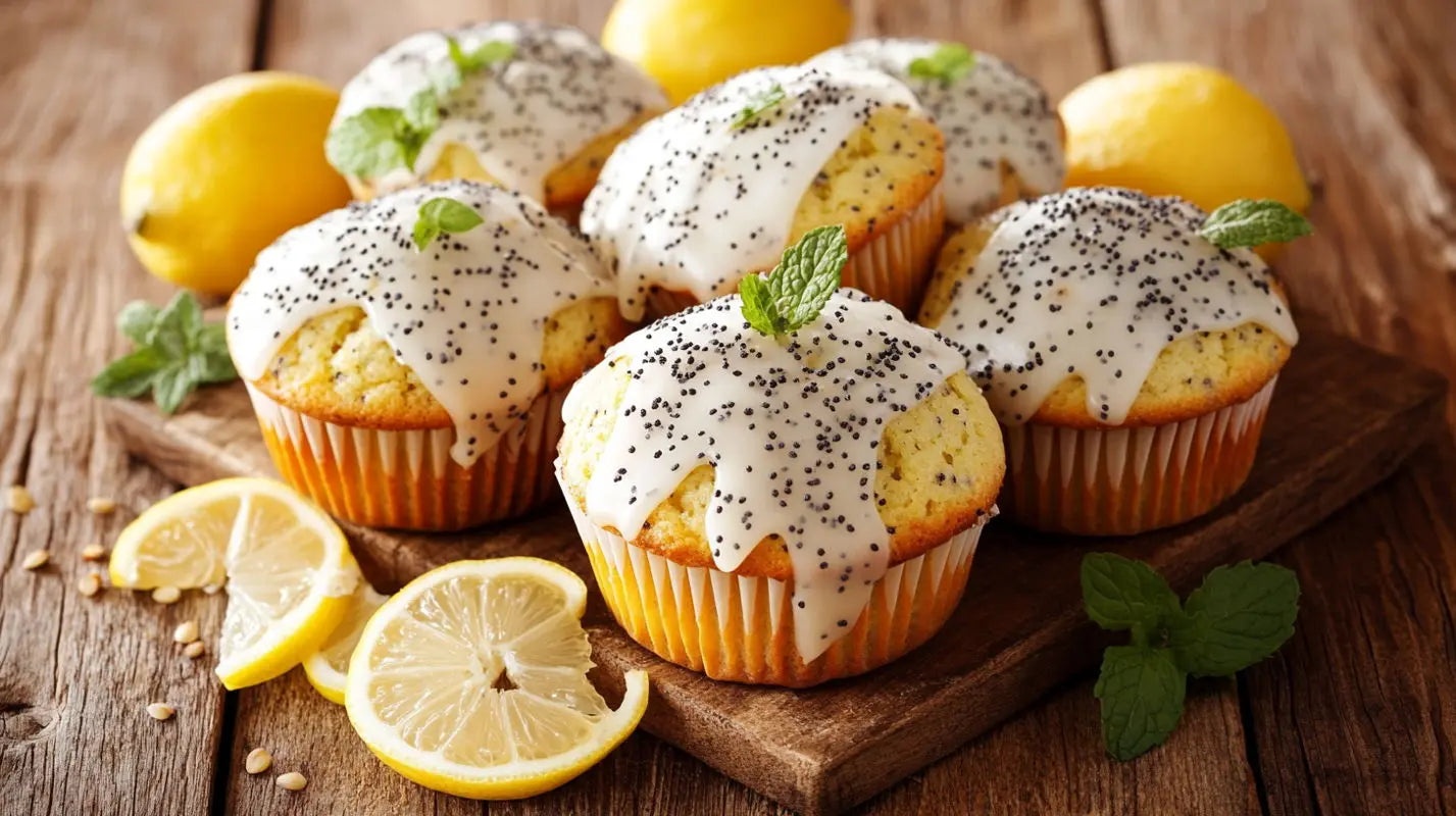 Lemon Poppy Seed Muffins MiMi DeLights