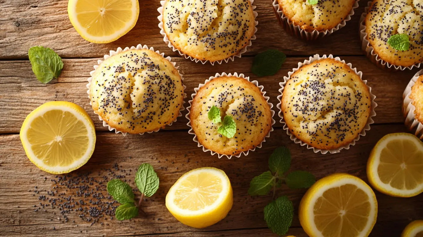 Lemon Poppy Seed Muffins MiMi DeLights