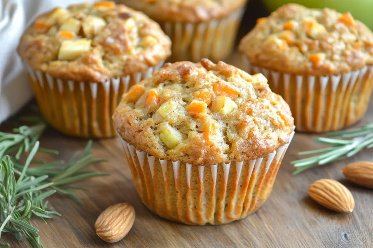 4_morning_glory_muffins_on_the_wooden_tray_nuts_decorations