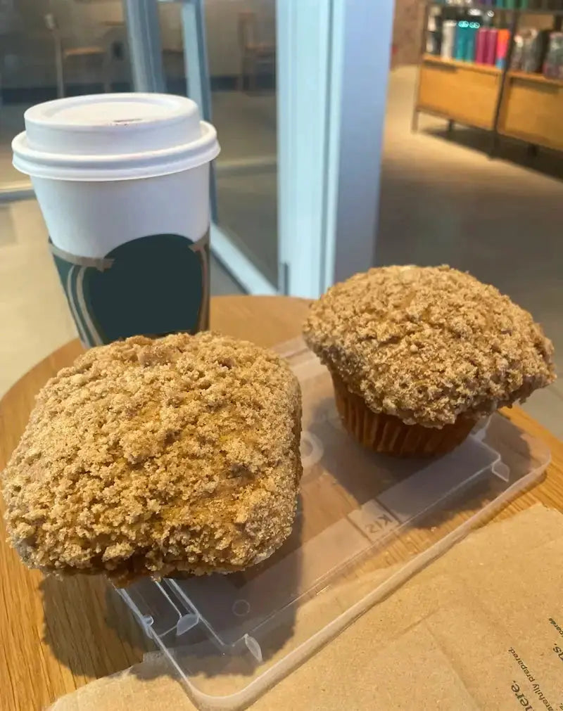 2_cinnamon_raisin_muffins_on_the_table