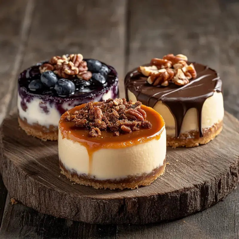 cheesecake_variety_pack_blueberry, caramel pecan, chocolate truffle.2